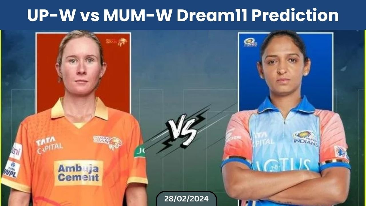 UP-W vs MUM-W Dream11 Prediction: WPL 2024 के 6th मैच में ऐसे बनाएं ड्रीम11 टीम, जाने पिच रिपोर्ट और प्लेइंग 11